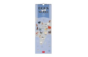 LEGAMI ΗΜΕΡΟΛΟΓΙΟ ΤΟΙΧΟΥ 2025  - DOGS OF THE WORLD - 16x49 CAL25084